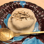 麻布 かどわき - 水茄子の白子ソースかけ