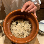 麻布 かどわき - トリュフご飯