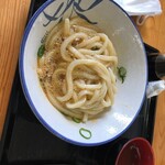 ぶっかけうどん こむぎ さくら製麺所。 - 混ぜた状態