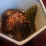 Hanada - 定食の小鉢（小茄子の煮浸し）