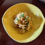 古民家カフェ ごずこん - 切干し大根・ひよこ豆・わたりガニのトマト煮