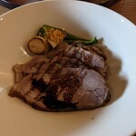 古民家カフェ ごずこん - アーモンド豚とキャベツのプレゼ