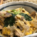 板蕎麦 山葵 - 親子丼（アップ）