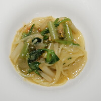 KAZAN - 桜エビと根三つ葉のフェデリーニ ビアンコソース