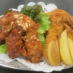 mixed fried chicken