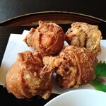 お食事処 中国料理 直久 - 鶏の唐揚げ