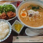 備中高原北房カントリー倶楽部 - ランチ 担々麺セット 追加454円