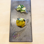 よし奈 - ほたて〜✧⁺⸜(●˙▾˙●)⸝⁺✧と水茄子。美味しすぎ〜