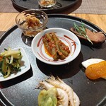 fu-fu shisen - 前菜盛り合わせ