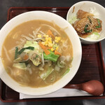 Maharo Dainingu - 北の味噌ラーメンセット(焼肉丼)