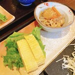 味の六酔 - 小鉢［だし巻き玉子&切り干し大根の煮物］