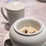 中国意境菜 白燕 - 烏龍茶のゼリー