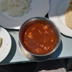 ロペ倶楽部 テラスレストラン - ビーフカレー（ライス・ナン付き）