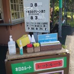 ロペ倶楽部 テラスレストラン - グリーンはかなり重かった