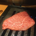 焼肉 いけばた - 上ロース　一枚　３７０円