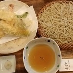 蕎麦屋 木田 - 天せいろ(1,700円)