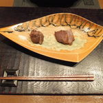 時の宿 すみれ - とも三角のすみれ漬焼き 