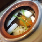 辻政 - 月例　松茸と焼霜鱧のどびんむし