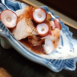 辻政 - 月例　あこうと蛸の梅肉和え