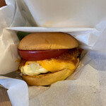 フレッシュネスバーガー - フレッシュネスチーズバーガー　480円