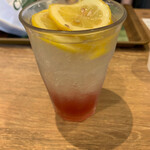 フレッシュネスバーガー - レモン&クランベリーソーダT  360円