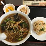 Keihou Shuka - サンマー麺 半チャーハン
