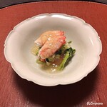 御料理 寺沢 - 毛蟹とｳﾙｲ 柑橘ｼﾞｭﾚ掛け