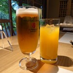 洋食 つばき - 生とマンゴージュース