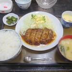 かつぎや - ハンバーグ定食(2)