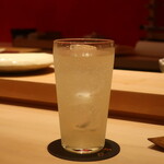 鮨 しみづ - すだち酎ハイ