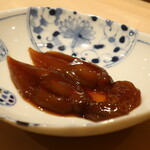 鮨 しみづ - 自家製蛍烏賊の沖漬けアップ