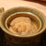 鮨 しみづ - 茨城県鹿島の蛤の茶碗蒸しアップ