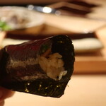 鮨 しみづ - 蛍烏賊のなめろう巻