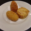 PIZZERIA MARITA - 料理写真:揚げ物3種（ライスコロッケ、じゃがいもコロッケ、パスタのコロッケ）