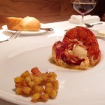 ア・ニュ ルトゥルヴェ・ヴー - オマール海老　トマトととうもろこしのフリット