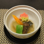 和食処 花いずみ - 焚合　松茸旨煮と秋野菜煮物