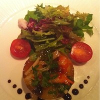 コック アジル - オマール海老•松茸•帆立貝 コンソメジュレのテリーヌ仕立て