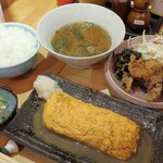 京橋居酒屋 京鴨と豚 GOURD - だしまきたまご定食