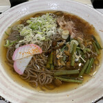 穂波大喰堂 - 山菜そば温大盛り