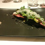 リストランテ カノフィーロ - 旭川産高砂牛カイノミ肉のグリーリア