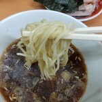 支那ソバ かづ屋 - つけ汁にイン