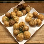 Takoyaki Katanakaji - 大阪小玉たこ焼き 24個(4種可)（すっぴん（素焼き） + 塩 + ニンニク醤油 + ソース）