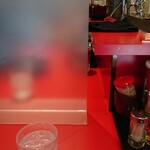 ラーメン 環2家 - パーテーション♪