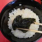 ラーメン 環2家 - あはは♪ 海苔巻き(笑)(σ≧▽≦)σ