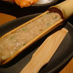 しゃぶしゃぶ温野菜 - 竹筒入りのつみれもあり