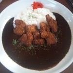 カウボーイカレー - レバカツカレー