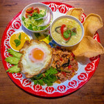 ガパオライス＋グリーンカレーセット