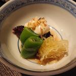 日本料理 とこ丹 - タコと糸瓜の白和え