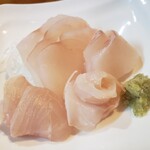 hide’s dining 遊 - 船釣り連れてってもらった時に釣ったソイを刺身にしてもらった！