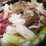 hide’s dining 遊 - 日本酒の会の時のイノシシのすき焼き